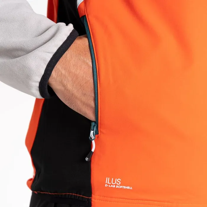 Dare 2b Latitudinal Softshell Vest Trail Blaze Black Men Gilets