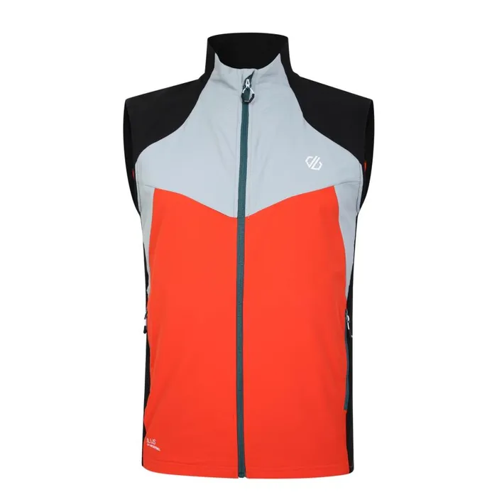 Dare 2b Latitudinal Softshell Vest Trail Blaze Black Men Gilets
