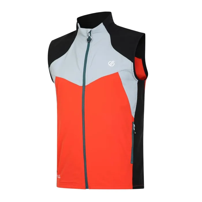 Dare 2b Latitudinal Softshell Vest Trail Blaze Black Men Gilets