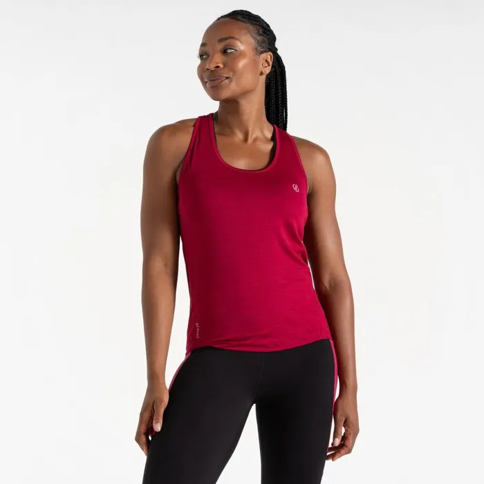 Dare 2b Modernize II Lightweight Vest Berry Pink Women Gym Tops