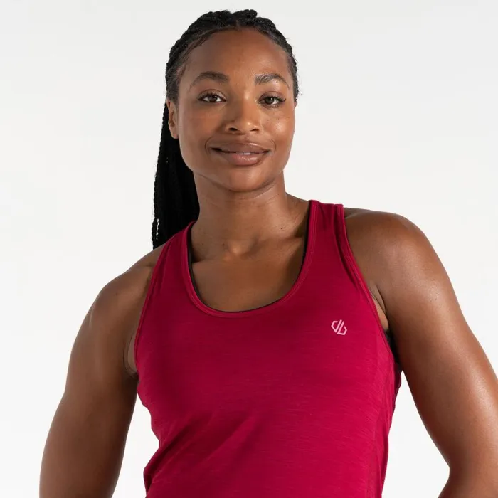 Dare 2b Modernize II Lightweight Vest Berry Pink Women Gym Tops