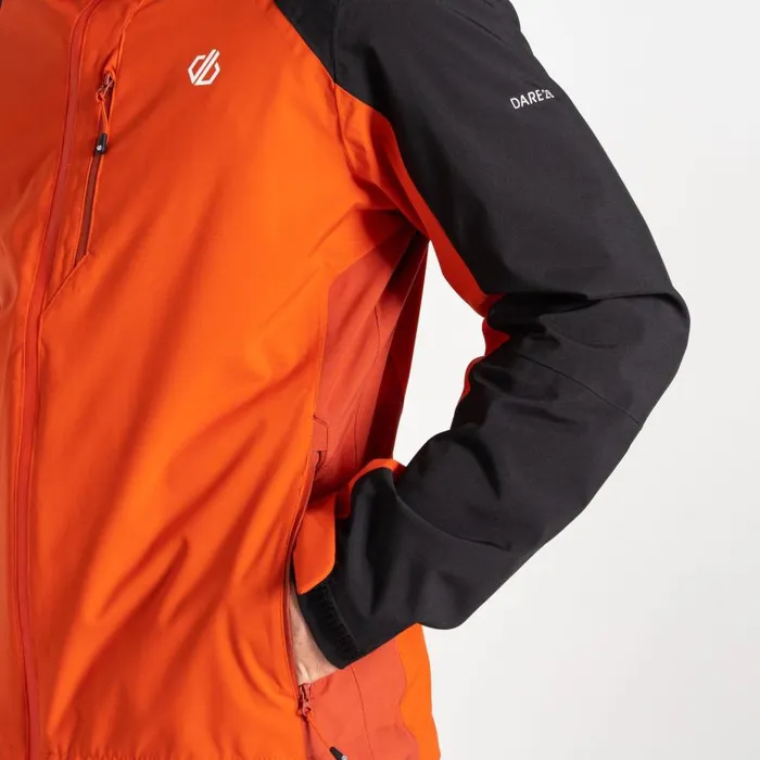 Dare 2b Mountain Series Waterproof Jacket Cinnamon Black Men Waterproof Jackets