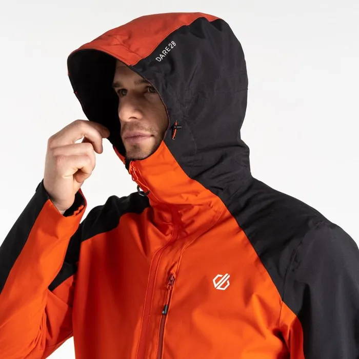 Dare 2b Mountain Series Waterproof Jacket Cinnamon Black Men Waterproof Jackets