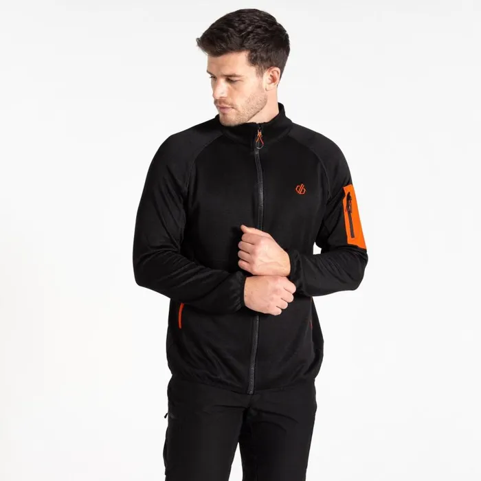 Dare 2b Mountain Series Zip Through Fleece Black Men Fleece