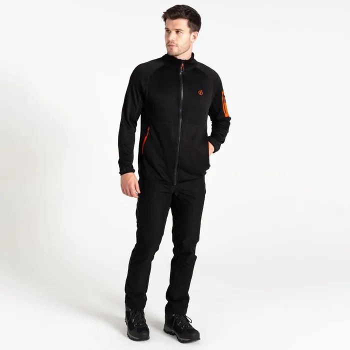 Dare 2b Mountain Series Zip Through Fleece Black Men Fleece