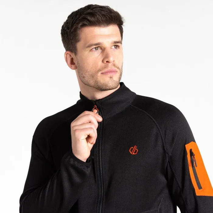 Dare 2b Mountain Series Zip Through Fleece Black Men Fleece
