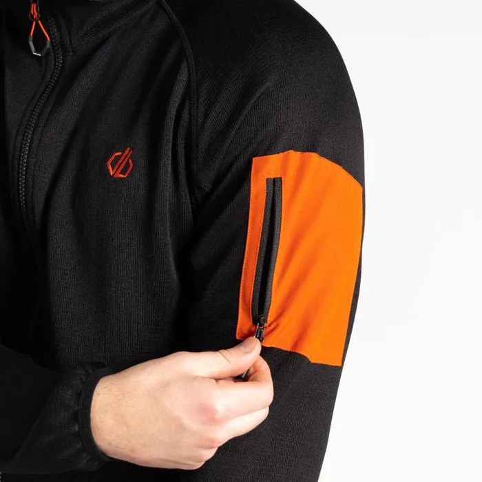 Dare 2b Mountain Series Zip Through Fleece Black Men Fleece