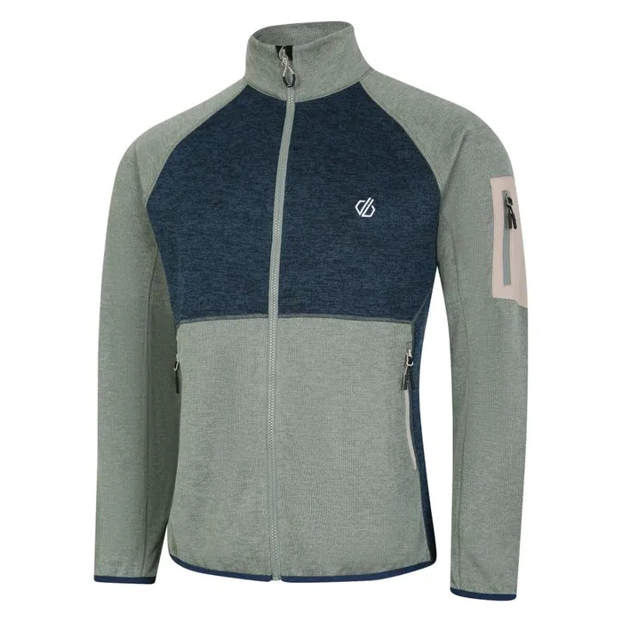 Dare 2b Mountain Series Zip Through Fleece Green Moonlight Denim Men Fleece