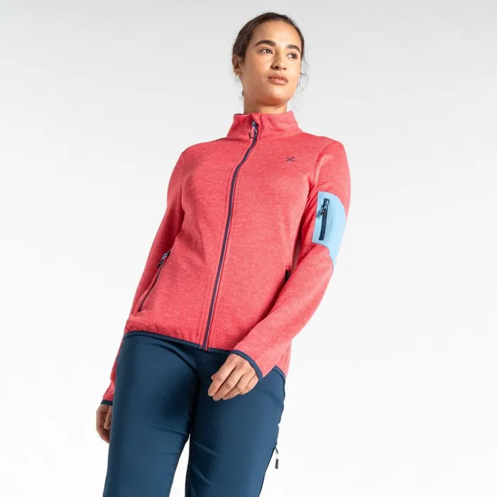 Dare 2b Mountain Series Zip Through Fleece Sorbet Pink Women Fleece