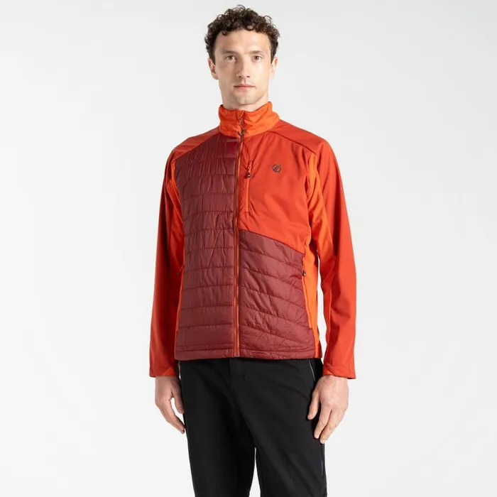 Dare 2b Mountaineer Hybrid Jacket Tuscan Syrah Red Men Lightweight Jackets