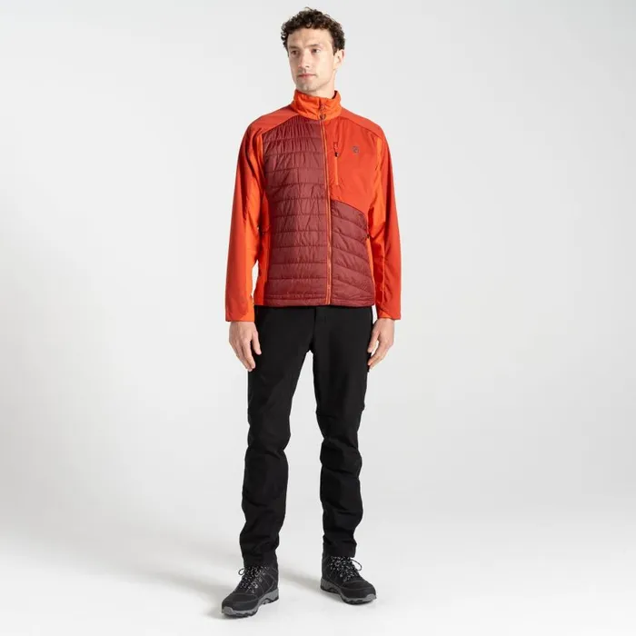 Dare 2b Mountaineer Hybrid Jacket Tuscan Syrah Red Men Lightweight Jackets