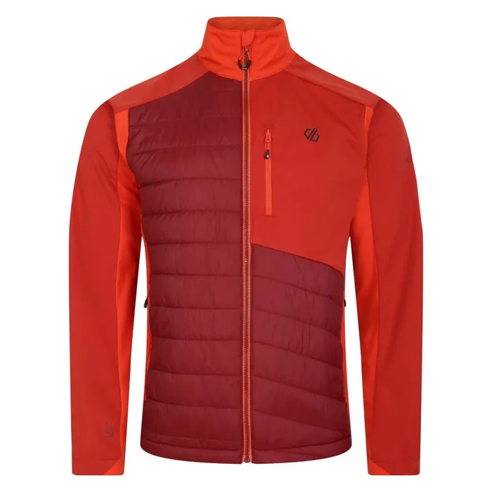 Dare 2b Mountaineer Hybrid Jacket Tuscan Syrah Red Men Lightweight Jackets