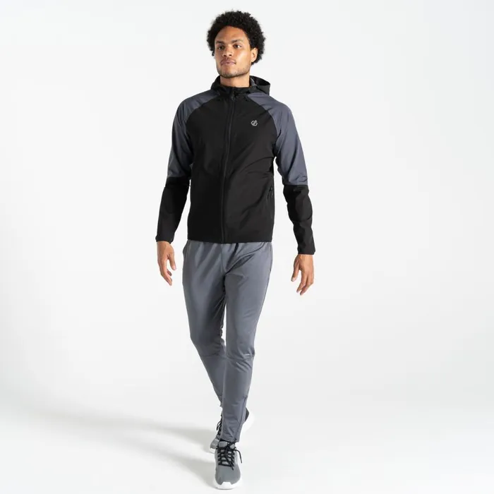 Dare 2b Movement Waterproof Jacket Ebony Grey Black Men Waterproof Jackets