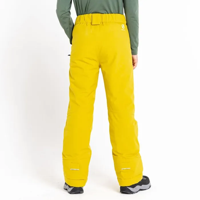 Dare 2b Outmove II Recycled Ski Pants Moss Yellow Kids Ski Trousers and Salopettes