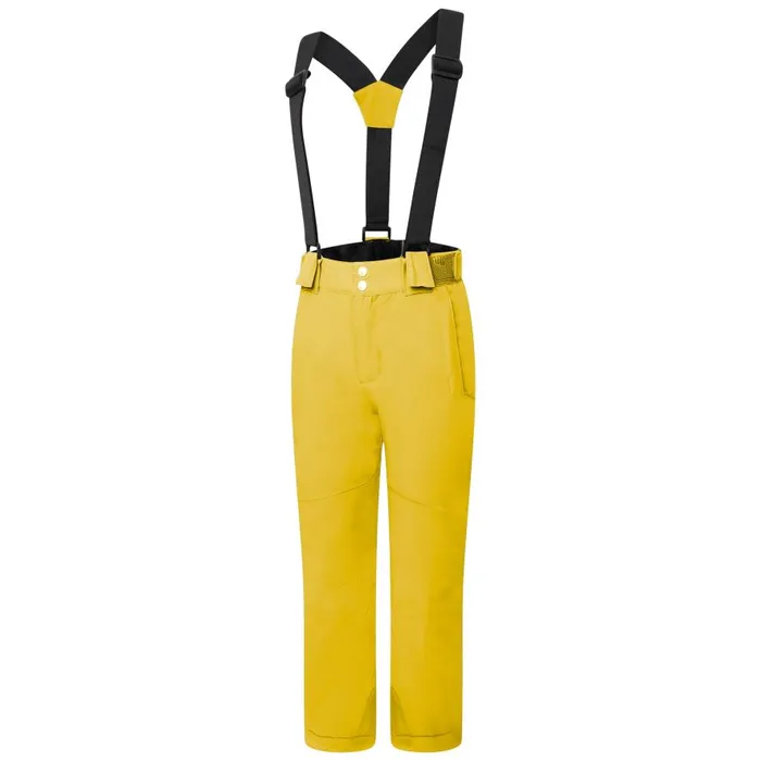 Dare 2b Outmove II Recycled Ski Pants Moss Yellow Kids Ski Trousers and Salopettes