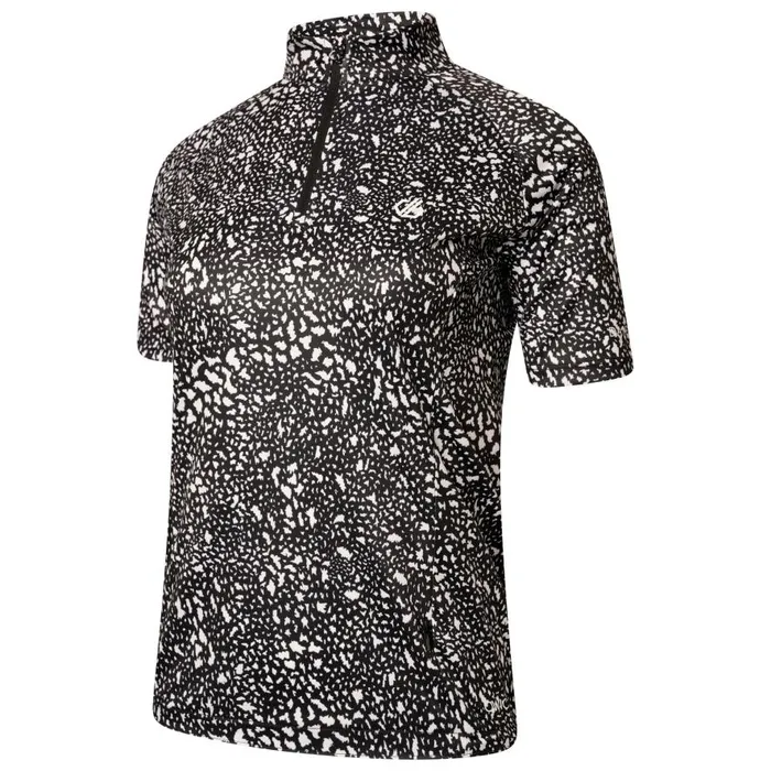 Dare 2b Persist Lightweight Jersey Black White Dot Print Women Cycling Jerseys