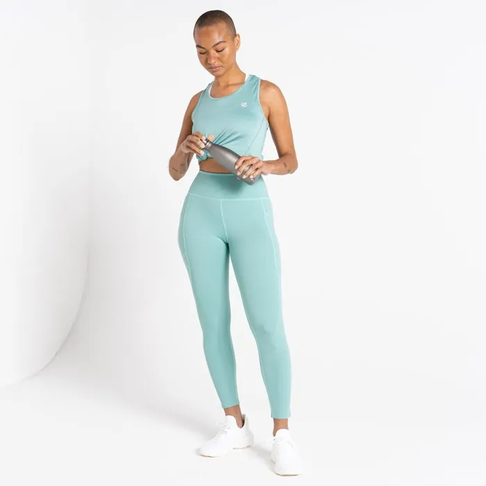 Dare 2b Power HighWaisted Leggings Canton Green Women Leggings