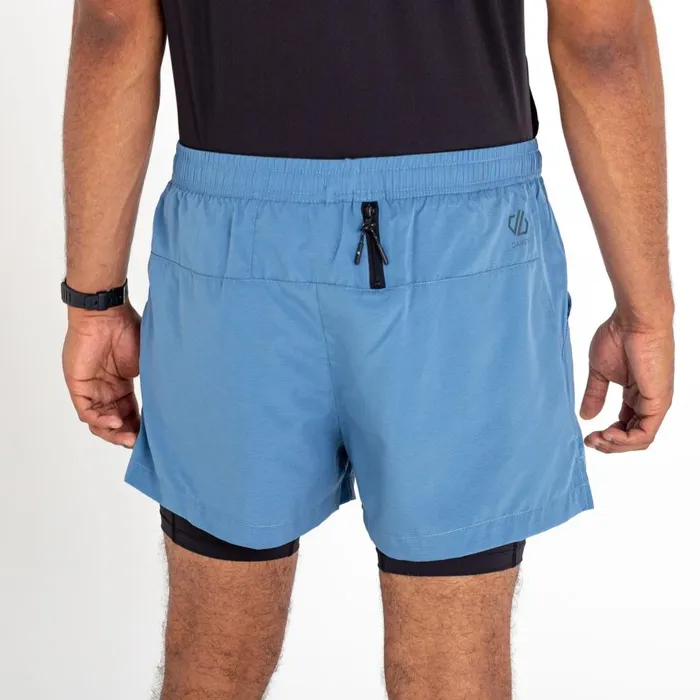 Dare 2b Recreate II 2in1 Shorts Stellar Blue Men Gym Shorts