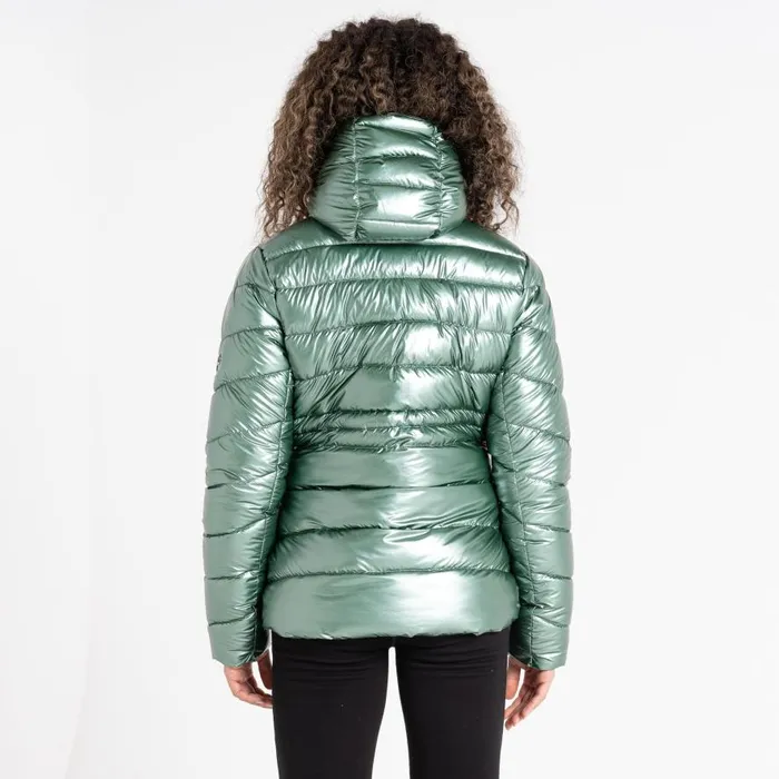 Dare 2b Reputable II Puffer Jacket Duck Green Metallic Women Insulated Jackets
