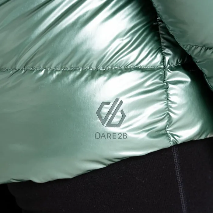 Dare 2b Reputable II Puffer Jacket Duck Green Metallic Women Insulated Jackets