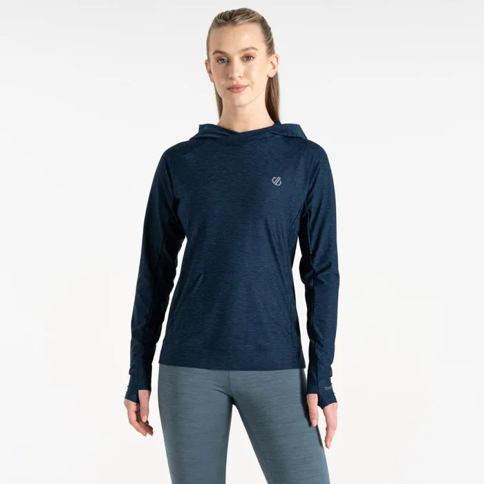 Dare 2b Sprint City Lightweight Hoodie Moonlight Denim Marl Women Hoodies and Sweatshirts