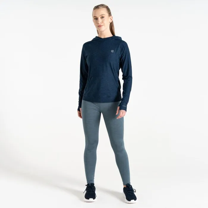 Dare 2b Sprint City Lightweight Hoodie Moonlight Denim Marl Women Hoodies and Sweatshirts