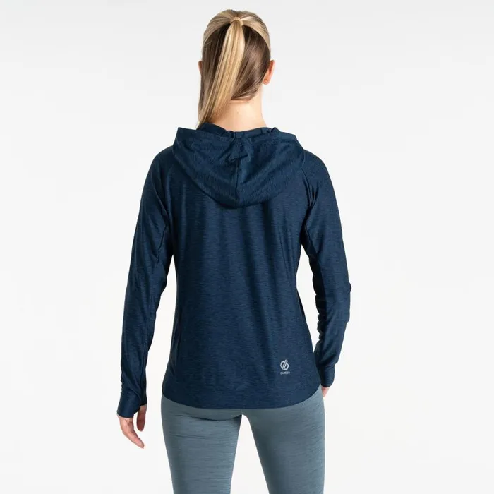 Dare 2b Sprint City Lightweight Hoodie Moonlight Denim Marl Women Hoodies and Sweatshirts