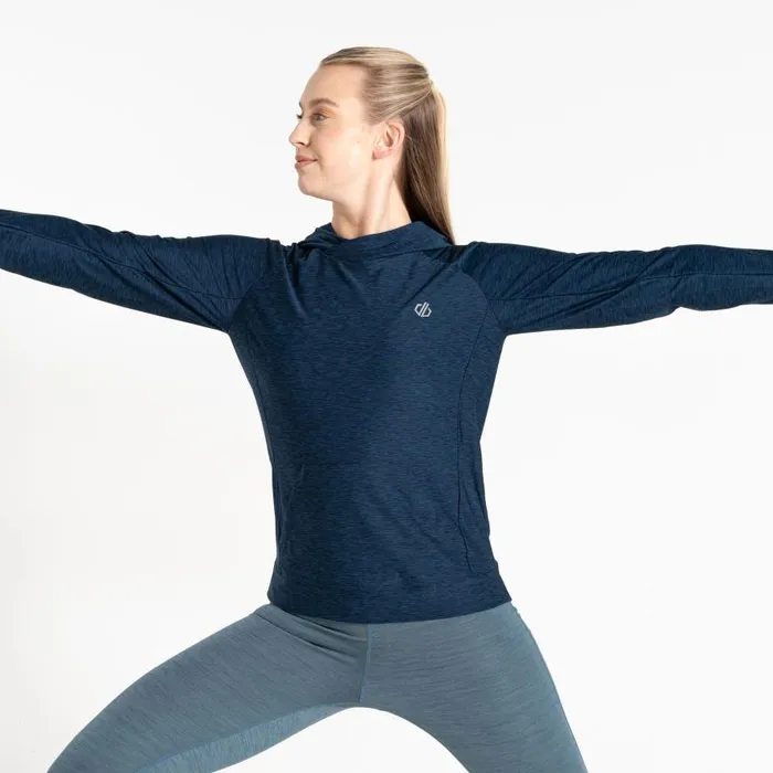 Dare 2b Sprint City Lightweight Hoodie Moonlight Denim Marl Women Hoodies and Sweatshirts