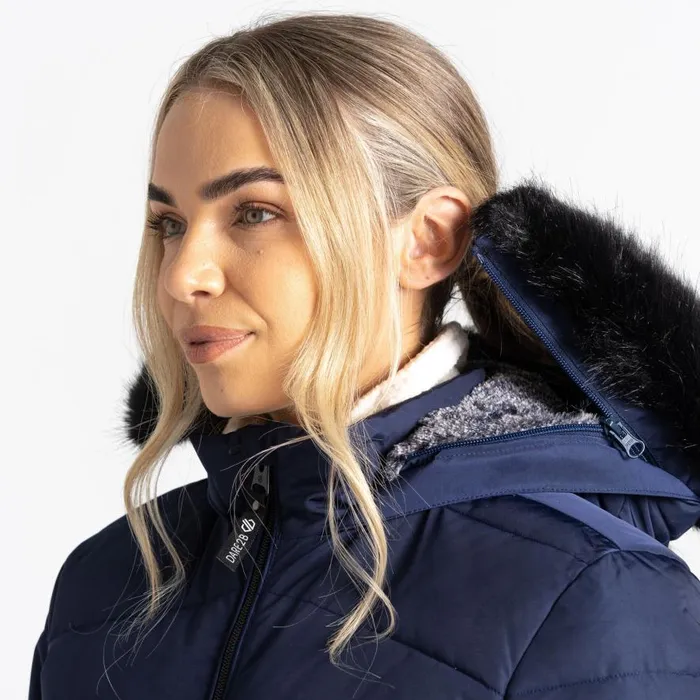 Dare 2b Striking III Mid Length Padded Jacket Peacoat Women Insulated Jackets