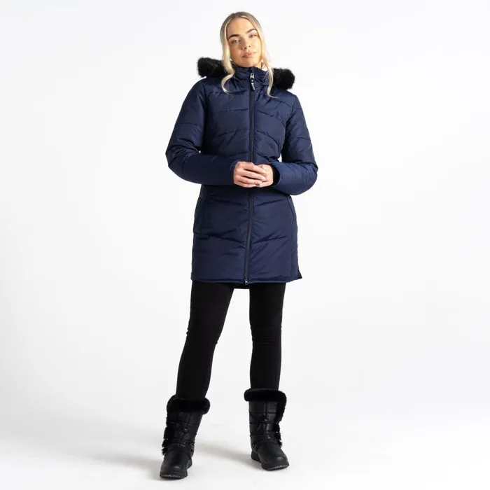Dare 2b Striking III Mid Length Padded Jacket Peacoat Women Insulated Jackets