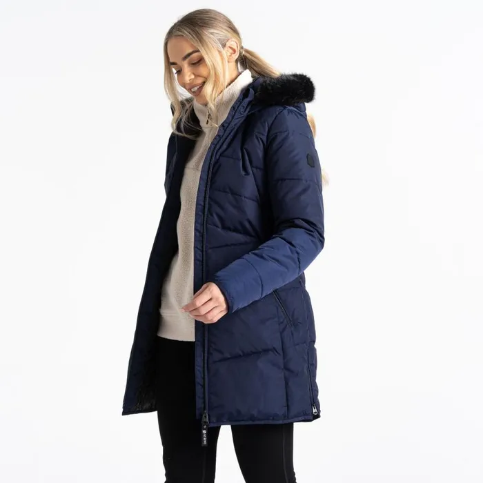 Dare 2b Striking III Mid Length Padded Jacket Peacoat Women Insulated Jackets