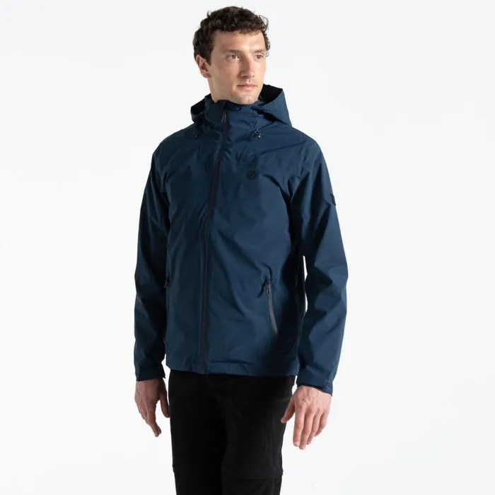 Dare 2b Switch Out Recycled Waterproof Jacket Moonlight Denim Men Waterproof Jackets
