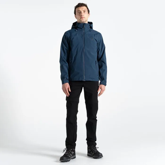 Dare 2b Switch Out Recycled Waterproof Jacket Moonlight Denim Men Waterproof Jackets