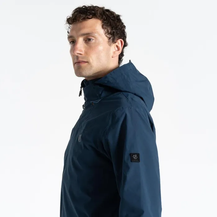 Dare 2b Switch Out Recycled Waterproof Jacket Moonlight Denim Men Waterproof Jackets