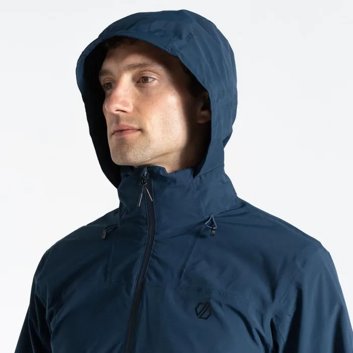 Dare 2b Switch Out Recycled Waterproof Jacket Moonlight Denim Men Waterproof Jackets