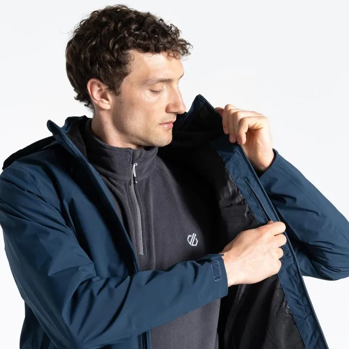 Dare 2b Switch Out Recycled Waterproof Jacket Moonlight Denim Men Waterproof Jackets