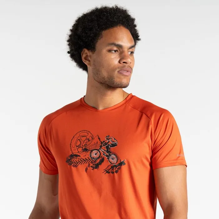 Dare 2b Tech TShirt Cinnamon Men Graphic TShirts