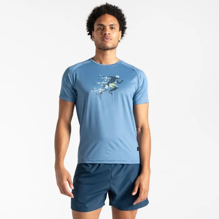Dare 2b Tech TShirt Coronet Blue Men Graphic TShirts