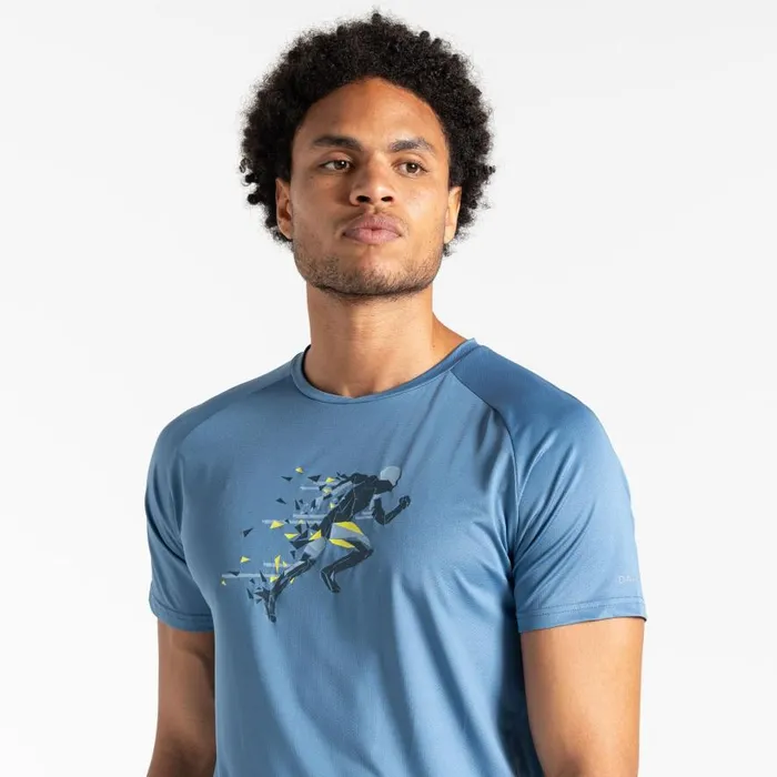 Dare 2b Tech TShirt Coronet Blue Men Graphic TShirts