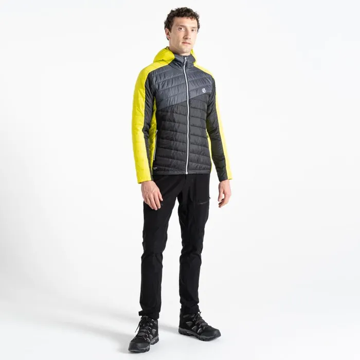 Dare 2b Touring Padded Jacket Yellow Grey Black Men Waterproof Jackets