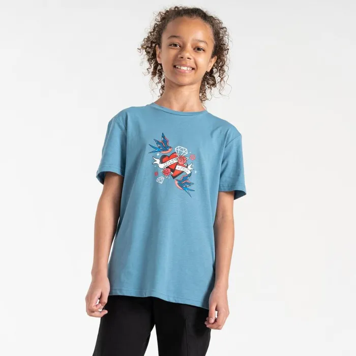 Dare 2b Trailblazer II TShirt Niagara Blue Kids