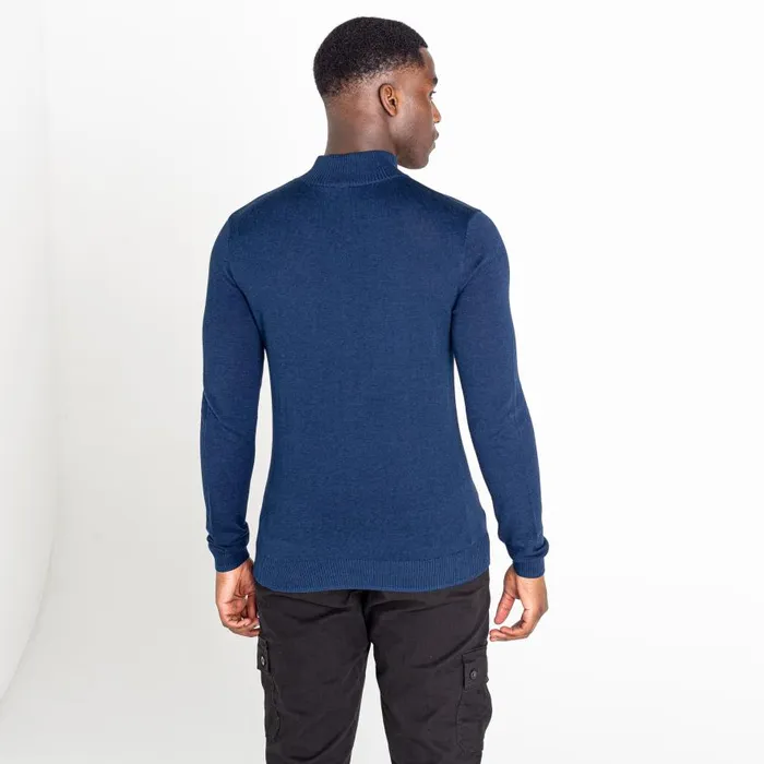 Dare 2b Unite Us Half Zip Knit Sweater Nightfall Navy Men Fleece