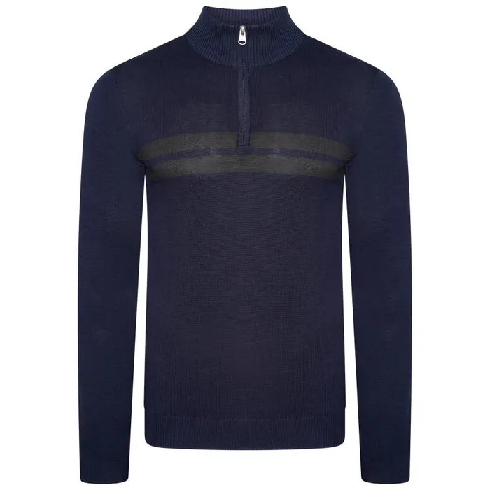 Dare 2b Unite Us Half Zip Knit Sweater Nightfall Navy Men Fleece
