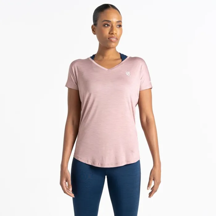 Dare 2b Vigilant Lightweight Tee Dusky Rose Women Gym Tops
