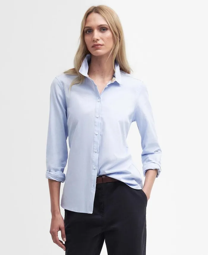 Derwent Regular LongSleeved Shirt Pinkprimrose Hessian Women Barbour Shirts and Blouses