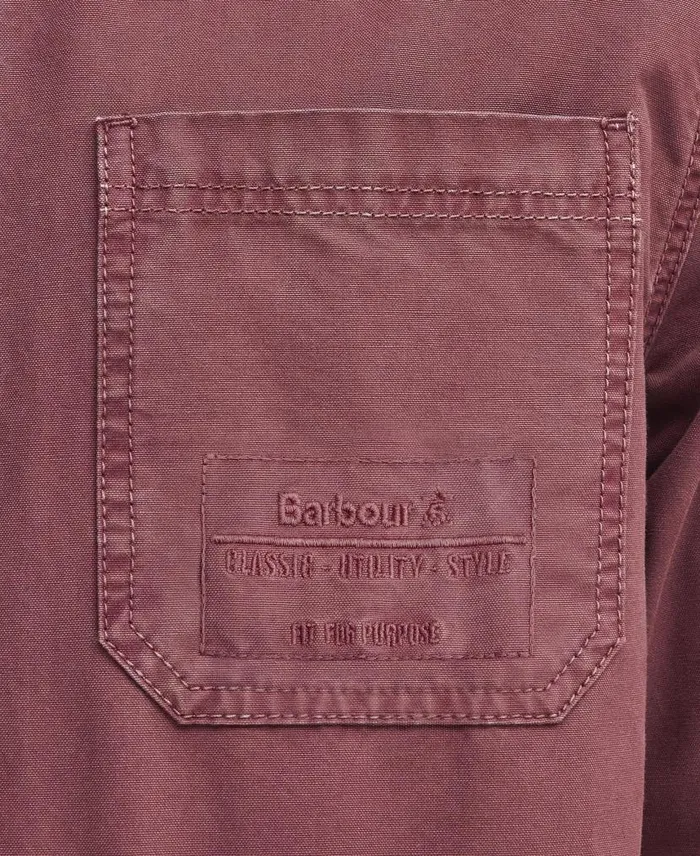 Dewsbury Overshirt Dark Slate Men Barbour Overshirts