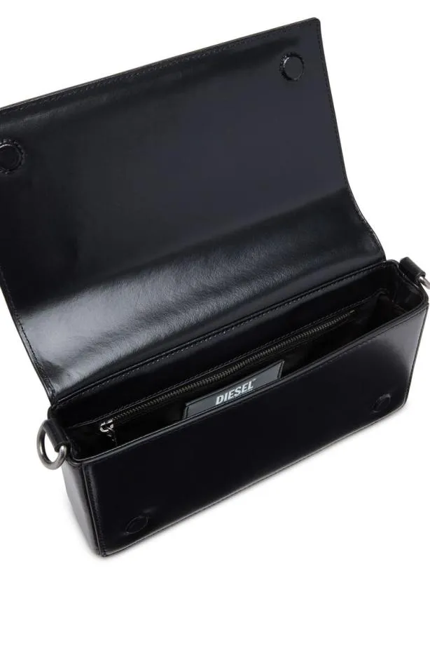 Diesel Biscotto Shoulder Bag M Black Women Shopping And Shoulder Bags