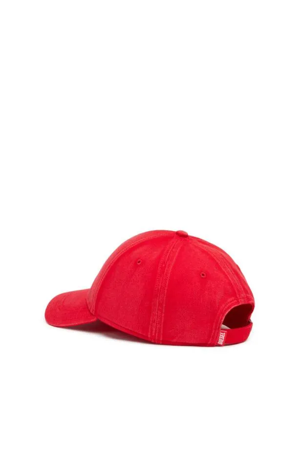 Diesel Crunwash Red Men Caps and Hats