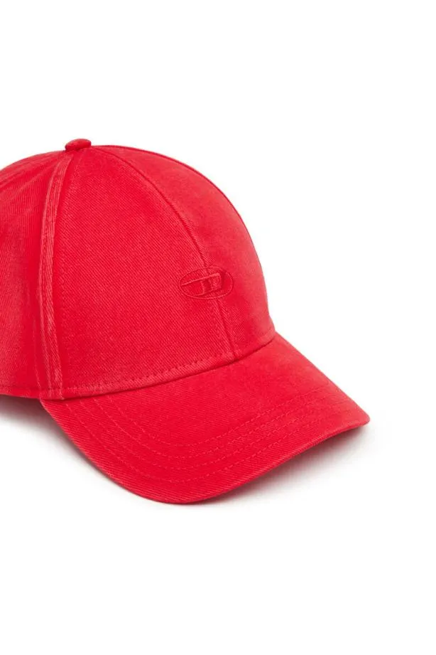 Diesel Crunwash Red Men Caps and Hats