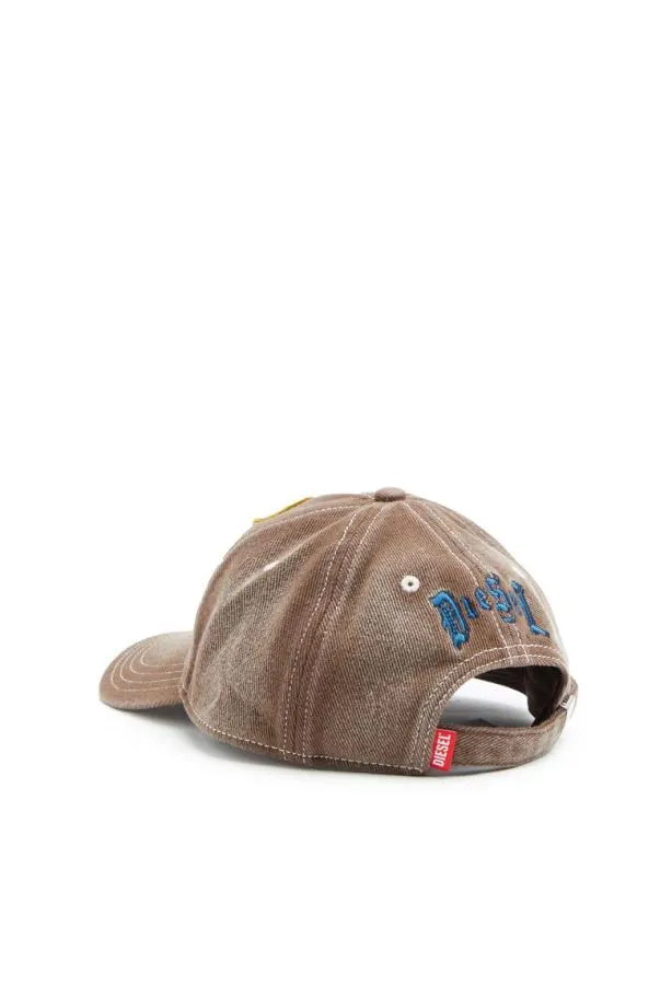 Diesel Cvars Light Brown Men Caps and Hats